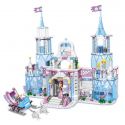 QIZHILE 50010 non Lego LÂU ĐÀI ICE FANTASY. bộ đồ chơi xếp lắp ráp ghép mô hình Frozen Nữ Hoàng Băng Giá 641 khối