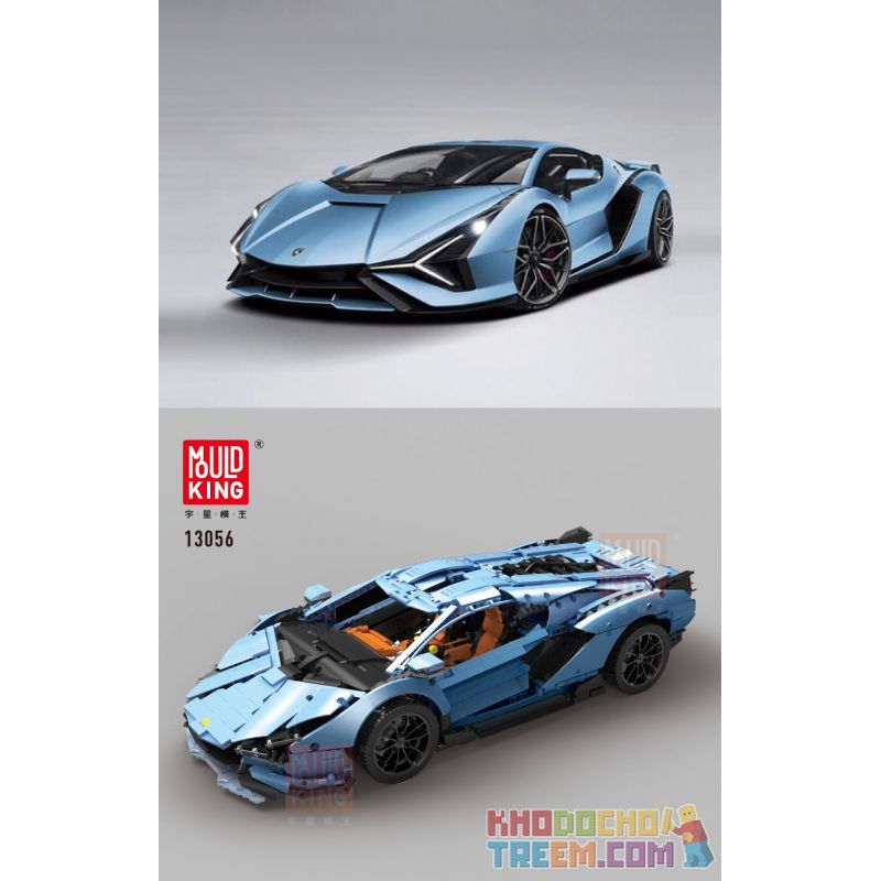MouldKing 13057 13056S 13057S 13056 Mould King 13057 13056S 13057S 13056 non  LAMBORGHINI HYPER. bộ đồ chơi xếp lắp ráp ghép mô hình  Kỹ Thuật Công Nghệ Cao Mô Hình Phương Tiện 3859 khối