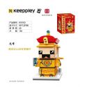 KEEPPLEY K10105 10105 non Lego RỒNG HOÀNG ĐẾ bộ đồ chơi xếp lắp ráp ghép mô hình Brickheadz Nhân Vật Đầu To 136 khối
