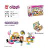 QMAN ENLIGHTEN KEEPPLEY 4102-1 4102-4 4102-2 4102-3 non  4 MÔ HÌNH PHÒNG ÂM NHẠC CỦA SHIRLEY QUẦN ÁO DOROTHY LÀM BÁNH ABBY STUDIO CHỤP ẢNH EMILY bộ đồ chơi xếp lắp ráp ghép mô hình Cherry Cô Nàng Ngọt Ngào 499 khối