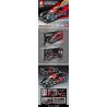 SEMBO 607300 607301 607302 607303 607304 non  JACKIE CHAN DC TEAM MODEL 1:32 5 MÔ HÌNH tỷ lệ 1:32 bộ đồ chơi xếp lắp ráp ghép mô hình  JACKIE CHAN DC RACHING Kỹ Thuật Công Nghệ Cao Mô Hình Phương Tiện 263 khối