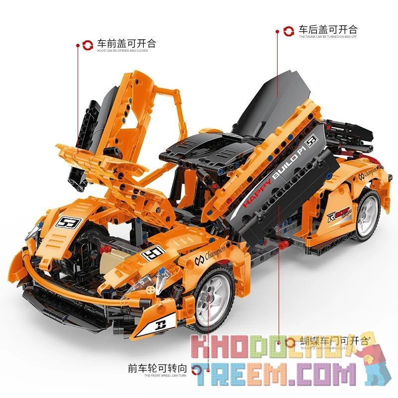 HAPPY BUILD YC-QC004 QC004 YCQC004 non  SIÊU XE MCLAREN P1 tỷ lệ 1:8 bộ đồ chơi xếp lắp ráp ghép mô hình  MCLAREN P1 HYPERCAR Kỹ Thuật Công Nghệ Cao Mô Hình Phương Tiện 1364 khối HAPPY BUILD YC-QC004 QC004 YCQC004 non  SIÊU XE MCLAREN P1 tỷ lệ 1:8 bộ đồ chơi xếp lắp ráp ghép mô hình  MCLAREN P1 HYPERCAR Kỹ Thuật Công Nghệ Cao Mô Hình Phương Tiện 1364 khối