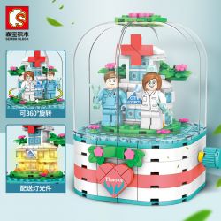 SEMBO 601100 non  HỘP XOAY ĐÈN THIÊN THẦN TRẮNG bộ đồ chơi xếp lắp ráp ghép mô hình Star Wars Chiến Tranh Giữa Các Vì Sao 309 khối SEMBO 601100 non  HỘP XOAY ĐÈN THIÊN THẦN TRẮNG bộ đồ chơi xếp lắp ráp ghép mô hình Star Wars Chiến Tranh Giữa Các Vì Sao 309 khối