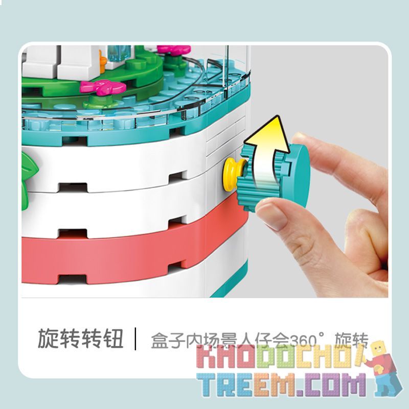 SEMBO 601100 non  HỘP XOAY ĐÈN THIÊN THẦN TRẮNG bộ đồ chơi xếp lắp ráp ghép mô hình Star Wars Chiến Tranh Giữa Các Vì Sao 309 khối SEMBO 601100 non  HỘP XOAY ĐÈN THIÊN THẦN TRẮNG bộ đồ chơi xếp lắp ráp ghép mô hình Star Wars Chiến Tranh Giữa Các Vì Sao 309 khối