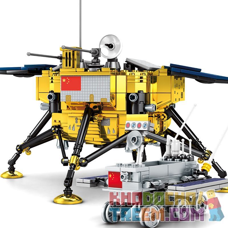 SEMBO 203301 Xếp hình kiểu Lego SPACE FLIGHT Explore The Mystery Of The Universe Moon Detection Thám Hiểm Mặt Trăng 702 khối