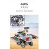 SEMBO 203301 non  THÁM HIỂM MẶT TRĂNG bộ đồ chơi xếp lắp ráp ghép mô hình Space Flight Thám Hiểm Không Gian 702 khối