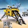 SEMBO 203301 non  THÁM HIỂM MẶT TRĂNG bộ đồ chơi xếp lắp ráp ghép mô hình Space Flight Thám Hiểm Không Gian 702 khối