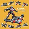 PanlosBrick 620006 Panlos Brick 620006 non  MÁY BAY CHIẾN ĐẤU TÀNG HÌNH KẾT HỢP THỜI ĐẠI MECHA 8 bộ đồ chơi xếp lắp ráp ghép mô hình Super Warrios SUPER WARRIOR Siêu Chiến Binh