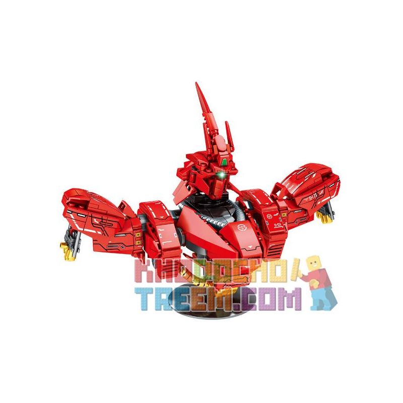 SHENG YUAN SY SY7520 7520 Xếp hình kiểu Lego Star Soldier Gundam Zabi Mecha Zarbi. 528 khối