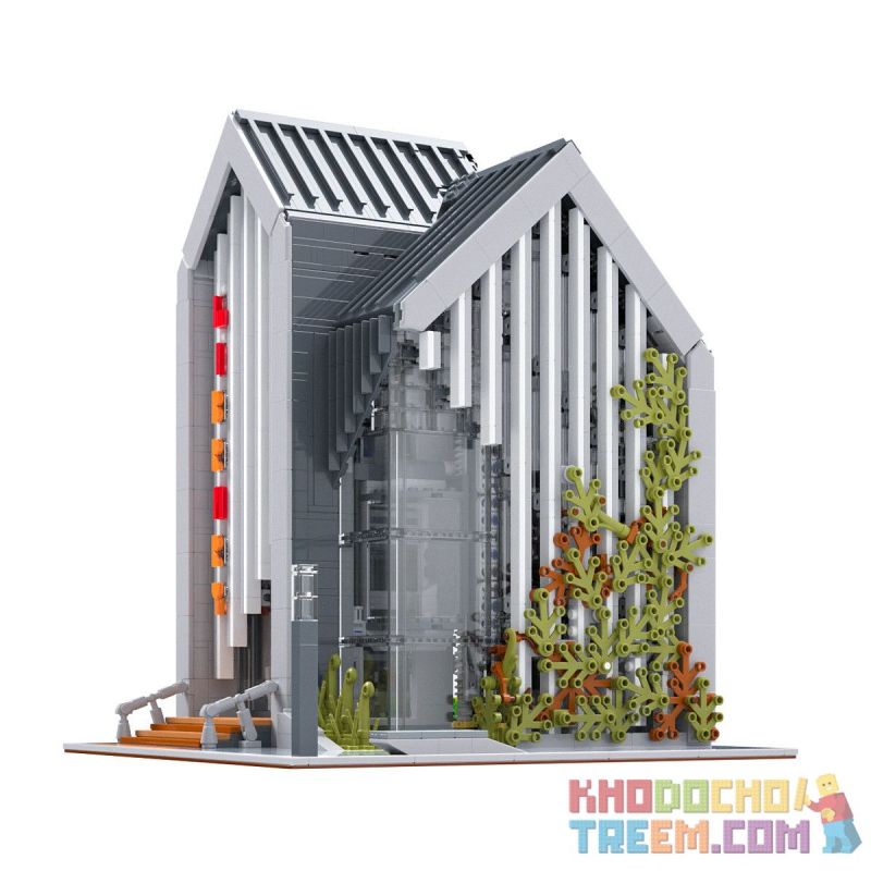 MorkModel 011001 Mork Model 011001 MouldKing 16022 Mould King 16022 SX 8004 non  THƯ VIỆN HIỆN ĐẠI bộ đồ chơi xếp lắp ráp ghép mô hình Creator MODERN LIBRARY Sáng Tạo 2734 khối