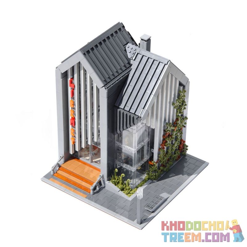 MorkModel 011001 Mork Model 011001 MouldKing 16022 Mould King 16022 SX 8004 non  THƯ VIỆN HIỆN ĐẠI bộ đồ chơi xếp lắp ráp ghép mô hình Creator MODERN LIBRARY Sáng Tạo 2734 khối