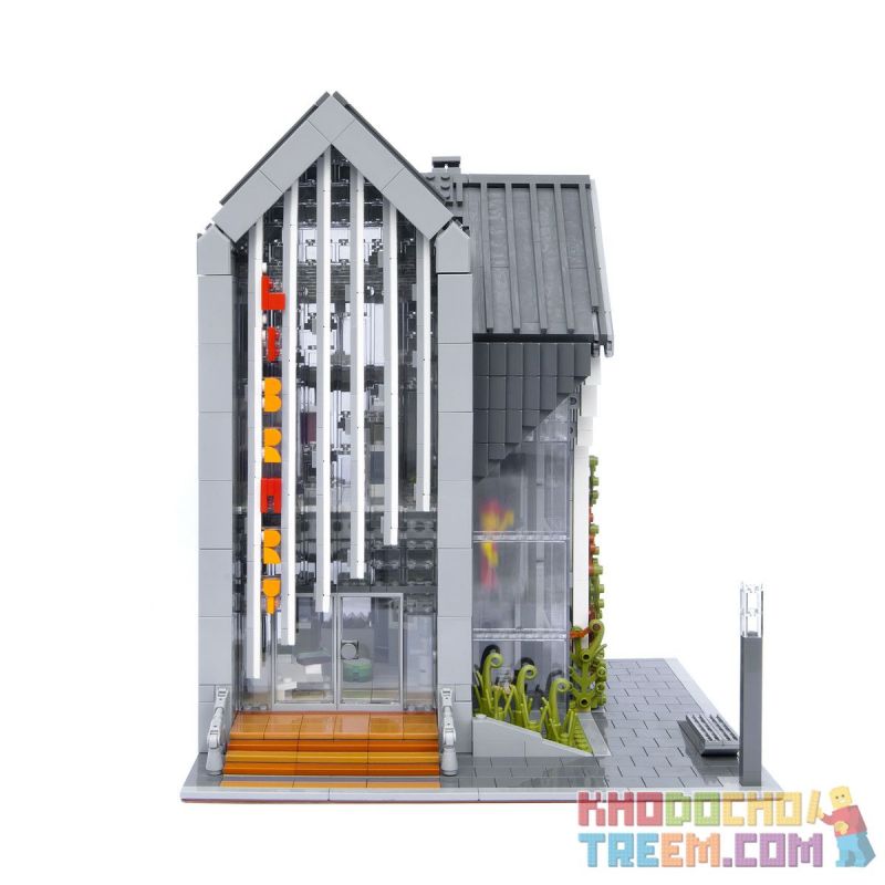 MorkModel 011001 Mork Model 011001 MouldKing 16022 Mould King 16022 SX 8004 non  THƯ VIỆN HIỆN ĐẠI bộ đồ chơi xếp lắp ráp ghép mô hình Creator MODERN LIBRARY Sáng Tạo 2734 khối