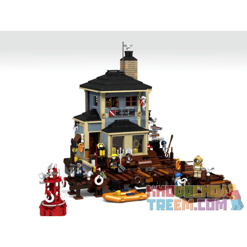 PANGU PG-12001 12001 PG12001 URGE 30104 non  CỬA HÀNG ĐỒ LẶN OLD FISHING HOUSE bộ đồ chơi xếp lắp ráp ghép mô hình Creator DIVE SHOP Sáng Tạo 2841 khối PANGU PG-12001 12001 PG12001 URGE 30104 non  CỬA HÀNG ĐỒ LẶN OLD FISHING HOUSE bộ đồ chơi xếp lắp ráp ghép mô hình Creator DIVE SHOP Sáng Tạo 2841 khối