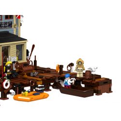 PANGU PG-12001 12001 PG12001 URGE 30104 non  CỬA HÀNG ĐỒ LẶN OLD FISHING HOUSE bộ đồ chơi xếp lắp ráp ghép mô hình Creator DIVE SHOP Sáng Tạo 2841 khối PANGU PG-12001 12001 PG12001 URGE 30104 non  CỬA HÀNG ĐỒ LẶN OLD FISHING HOUSE bộ đồ chơi xếp lắp ráp ghép mô hình Creator DIVE SHOP Sáng Tạo 2841 khối