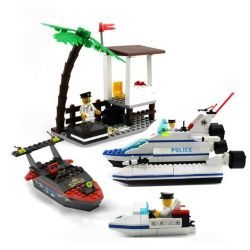 AUSINI 23601 QMAN ENLIGHTEN KEEPPLEY 117 non  ĐỘI HÀNG HẢI TRUY NÃ bộ đồ chơi xếp lắp ráp ghép mô hình City Thành Phố 472 khối