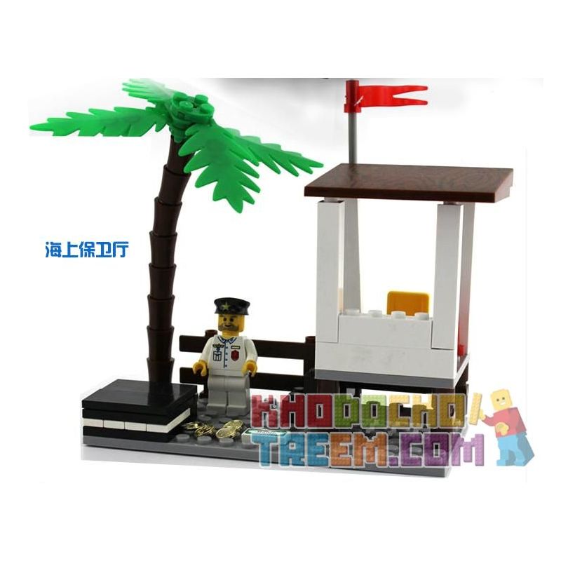 AUSINI 23601 QMAN ENLIGHTEN KEEPPLEY 117 non  ĐỘI HÀNG HẢI TRUY NÃ bộ đồ chơi xếp lắp ráp ghép mô hình City Thành Phố 472 khối