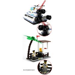 AUSINI 23601 QMAN ENLIGHTEN KEEPPLEY 117 non  ĐỘI HÀNG HẢI TRUY NÃ bộ đồ chơi xếp lắp ráp ghép mô hình City Thành Phố 472 khối