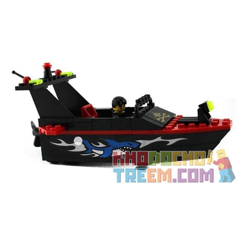 AUSINI 23601 QMAN ENLIGHTEN KEEPPLEY 117 non  ĐỘI HÀNG HẢI TRUY NÃ bộ đồ chơi xếp lắp ráp ghép mô hình City Thành Phố 472 khối