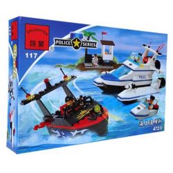 AUSINI 23601 QMAN ENLIGHTEN KEEPPLEY 117 non  ĐỘI HÀNG HẢI TRUY NÃ bộ đồ chơi xếp lắp ráp ghép mô hình City Thành Phố 472 khối