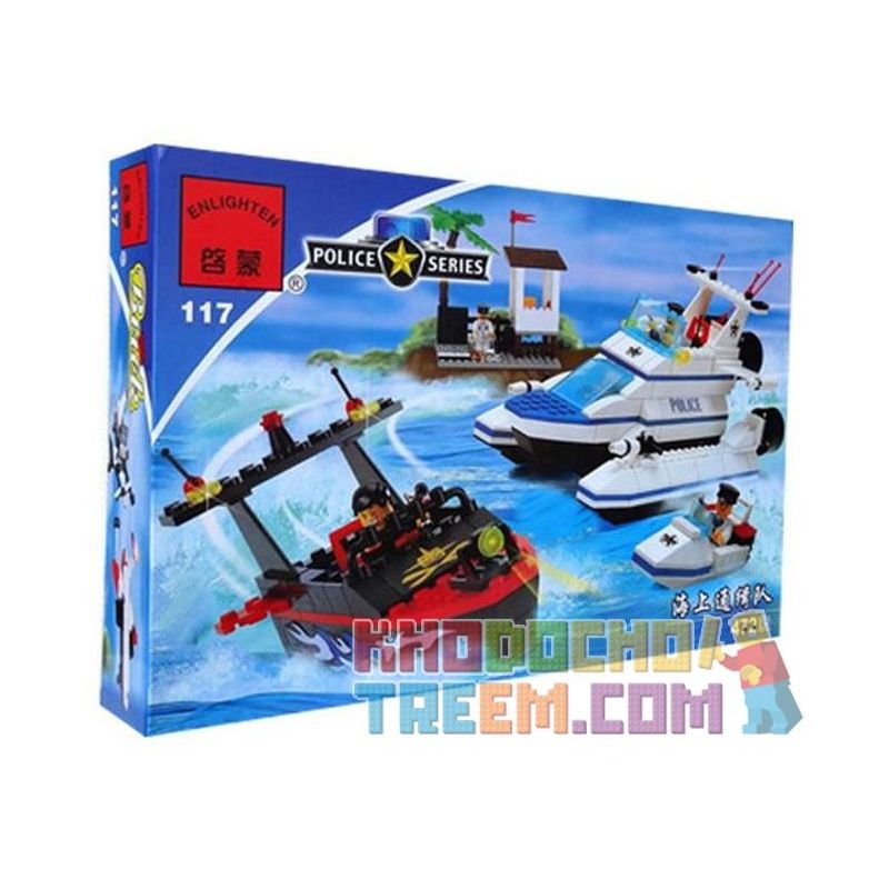 AUSINI 23601 QMAN ENLIGHTEN KEEPPLEY 117 non  ĐỘI HÀNG HẢI TRUY NÃ bộ đồ chơi xếp lắp ráp ghép mô hình City Thành Phố 472 khối