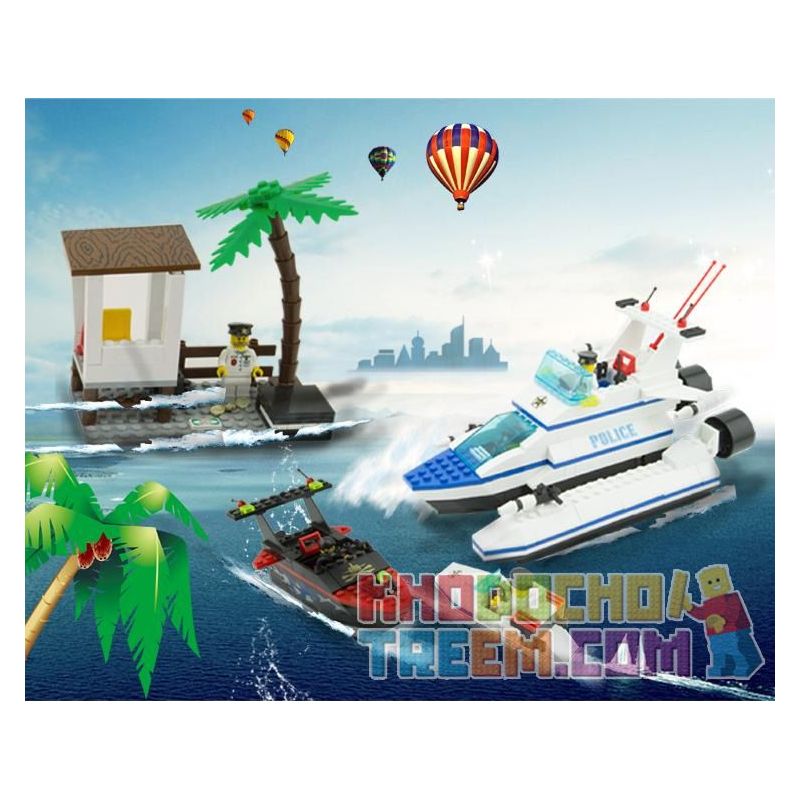 AUSINI 23601 QMAN ENLIGHTEN KEEPPLEY 117 non  ĐỘI HÀNG HẢI TRUY NÃ bộ đồ chơi xếp lắp ráp ghép mô hình City Thành Phố 472 khối