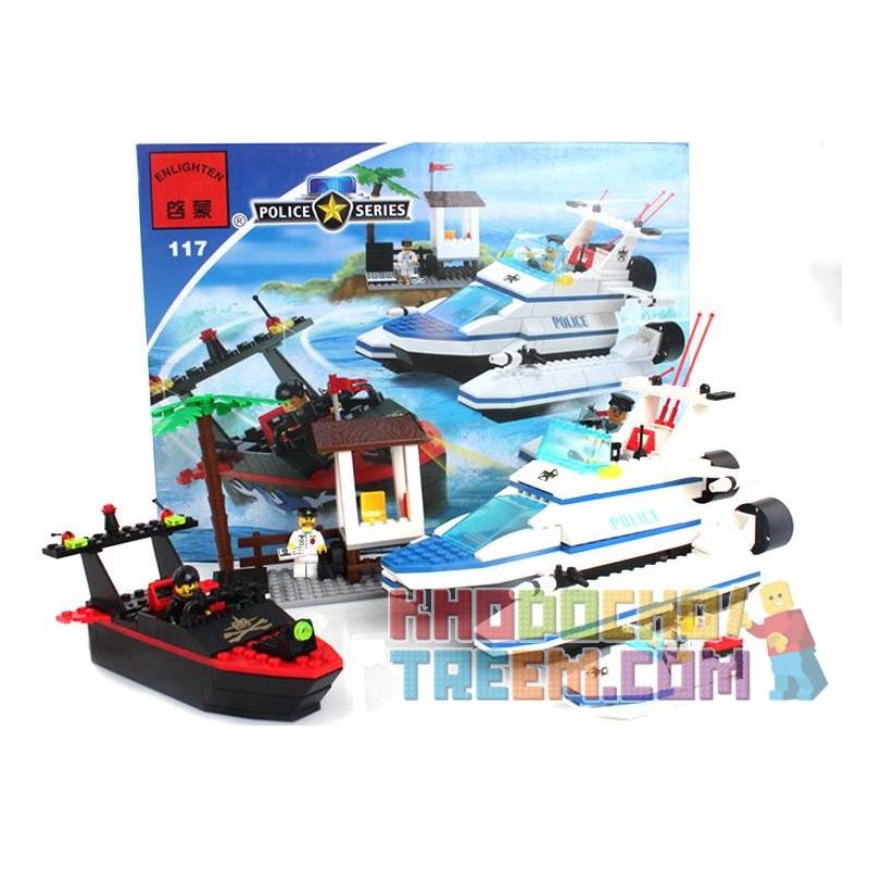 AUSINI 23601 QMAN ENLIGHTEN KEEPPLEY 117 non  ĐỘI HÀNG HẢI TRUY NÃ bộ đồ chơi xếp lắp ráp ghép mô hình City Thành Phố 472 khối