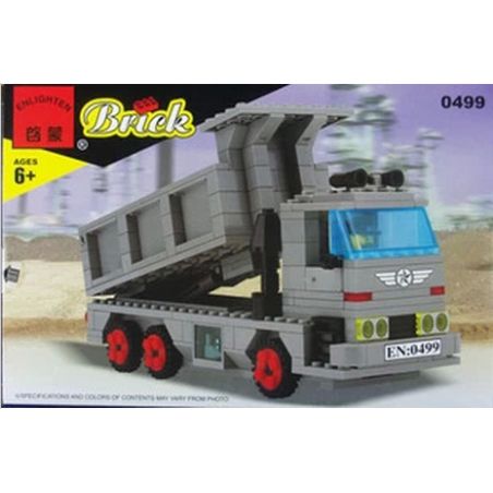 Enlighten 0499 Qman 0499 non  XE BEN NẶNG bộ đồ chơi xếp lắp ráp ghép mô hình City Thành Phố