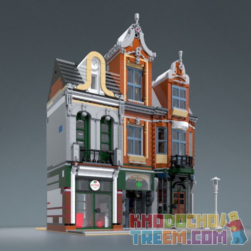 BRICKATIVE OCTAN OFFICE non  TÒA NHÀ VĂN PHÒNG OCTAN VỚI 10264 CĂN bộ đồ chơi xếp lắp ráp ghép mô hình Creator OCTAN OFFICE (10264 CORNER GARAGE) Sáng Tạo 2303 khối BRICKATIVE OCTAN OFFICE non  TÒA NHÀ VĂN PHÒNG OCTAN VỚI 10264 CĂN bộ đồ chơi xếp lắp ráp ghép mô hình Creator OCTAN OFFICE (10264 CORNER GARAGE) Sáng Tạo 2303 khối