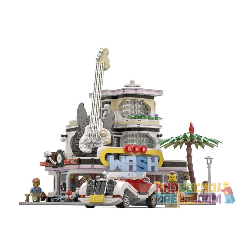 JIESTAR 89105 URGE 10196 MouldKing 16002 Mould King 16002 non  RỬA XE bộ đồ chơi xếp lắp ráp ghép mô hình Creator THE CAR WASH SHOP Sáng Tạo 2548 khối JIESTAR 89105 URGE 10196 MouldKing 16002 Mould King 16002 non  RỬA XE bộ đồ chơi xếp lắp ráp ghép mô hình Creator THE CAR WASH SHOP Sáng Tạo 2548 khối