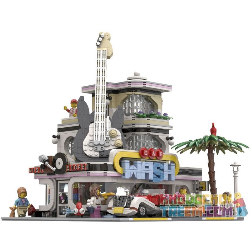 JIESTAR 89105 URGE 10196 MouldKing 16002 Mould King 16002 non  RỬA XE bộ đồ chơi xếp lắp ráp ghép mô hình Creator THE CAR WASH SHOP Sáng Tạo 2548 khối JIESTAR 89105 URGE 10196 MouldKing 16002 Mould King 16002 non  RỬA XE bộ đồ chơi xếp lắp ráp ghép mô hình Creator THE CAR WASH SHOP Sáng Tạo 2548 khối