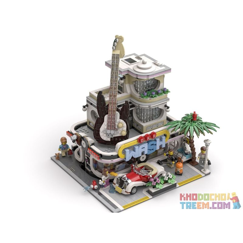 JIESTAR 89105 URGE 10196 MouldKing 16002 Mould King 16002 non  RỬA XE bộ đồ chơi xếp lắp ráp ghép mô hình Creator THE CAR WASH SHOP Sáng Tạo 2548 khối JIESTAR 89105 URGE 10196 MouldKing 16002 Mould King 16002 non  RỬA XE bộ đồ chơi xếp lắp ráp ghép mô hình Creator THE CAR WASH SHOP Sáng Tạo 2548 khối