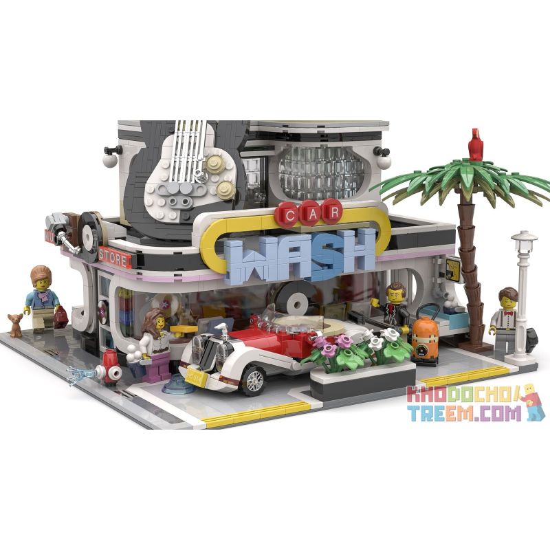 JIESTAR 89105 URGE 10196 MouldKing 16002 Mould King 16002 non  RỬA XE bộ đồ chơi xếp lắp ráp ghép mô hình Creator THE CAR WASH SHOP Sáng Tạo 2548 khối JIESTAR 89105 URGE 10196 MouldKing 16002 Mould King 16002 non  RỬA XE bộ đồ chơi xếp lắp ráp ghép mô hình Creator THE CAR WASH SHOP Sáng Tạo 2548 khối