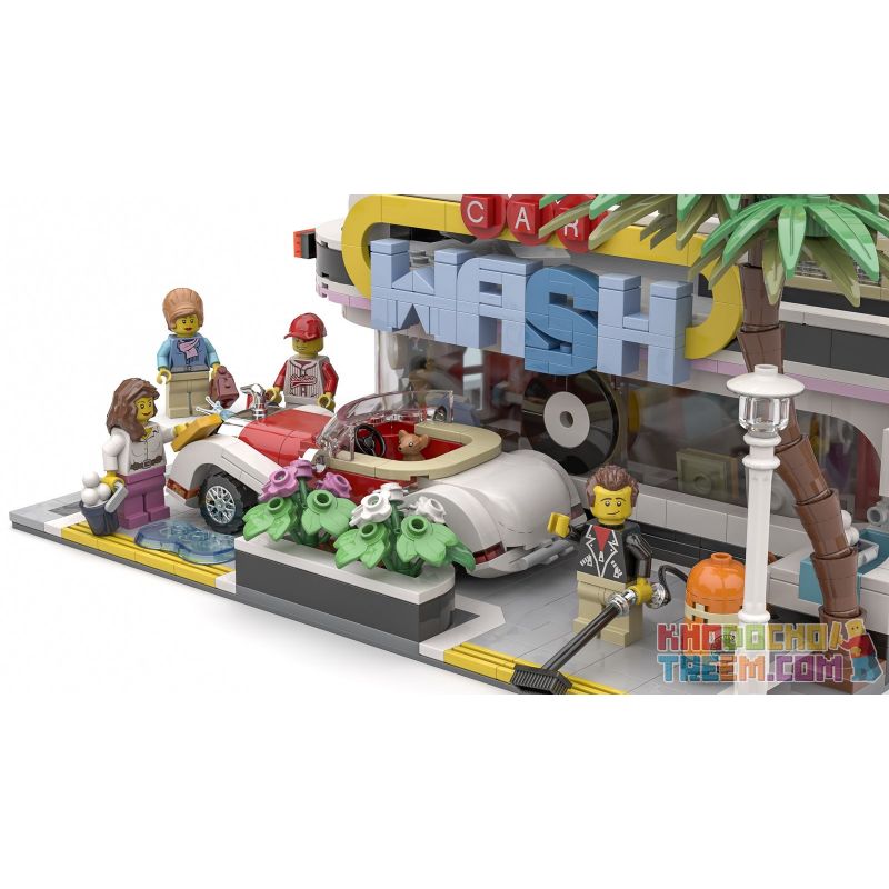 JIESTAR 89105 URGE 10196 MouldKing 16002 Mould King 16002 non  RỬA XE bộ đồ chơi xếp lắp ráp ghép mô hình Creator THE CAR WASH SHOP Sáng Tạo 2548 khối JIESTAR 89105 URGE 10196 MouldKing 16002 Mould King 16002 non  RỬA XE bộ đồ chơi xếp lắp ráp ghép mô hình Creator THE CAR WASH SHOP Sáng Tạo 2548 khối