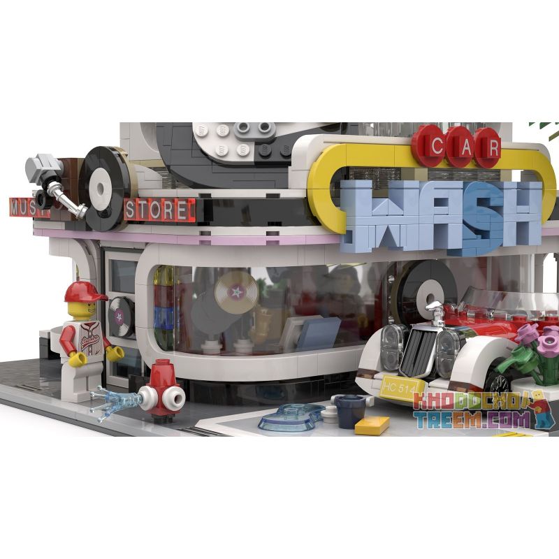 JIESTAR 89105 URGE 10196 MouldKing 16002 Mould King 16002 non  RỬA XE bộ đồ chơi xếp lắp ráp ghép mô hình Creator THE CAR WASH SHOP Sáng Tạo 2548 khối JIESTAR 89105 URGE 10196 MouldKing 16002 Mould King 16002 non  RỬA XE bộ đồ chơi xếp lắp ráp ghép mô hình Creator THE CAR WASH SHOP Sáng Tạo 2548 khối