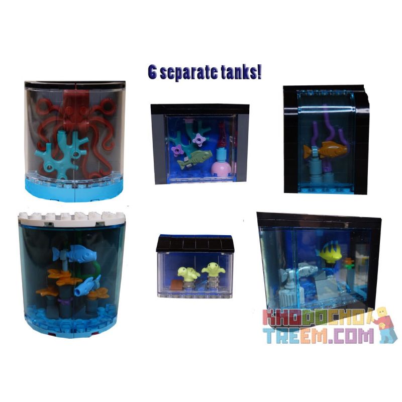 URGE 10186 non  BỂ NUÔI CÁ bộ đồ chơi xếp lắp ráp ghép mô hình Creator AQUARIUM Sáng Tạo 2234 khối URGE 10186 non  BỂ NUÔI CÁ bộ đồ chơi xếp lắp ráp ghép mô hình Creator AQUARIUM Sáng Tạo 2234 khối