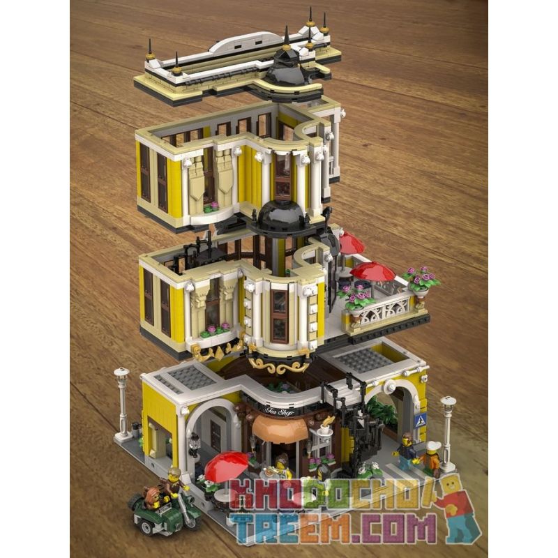 JIESTAR 89124 URGE 10187 non  QUÁN TRÀ bộ đồ chơi xếp lắp ráp ghép mô hình Creator THE TEA SHOP Sáng Tạo 2877 khối JIESTAR 89124 URGE 10187 non  QUÁN TRÀ bộ đồ chơi xếp lắp ráp ghép mô hình Creator THE TEA SHOP Sáng Tạo 2877 khối