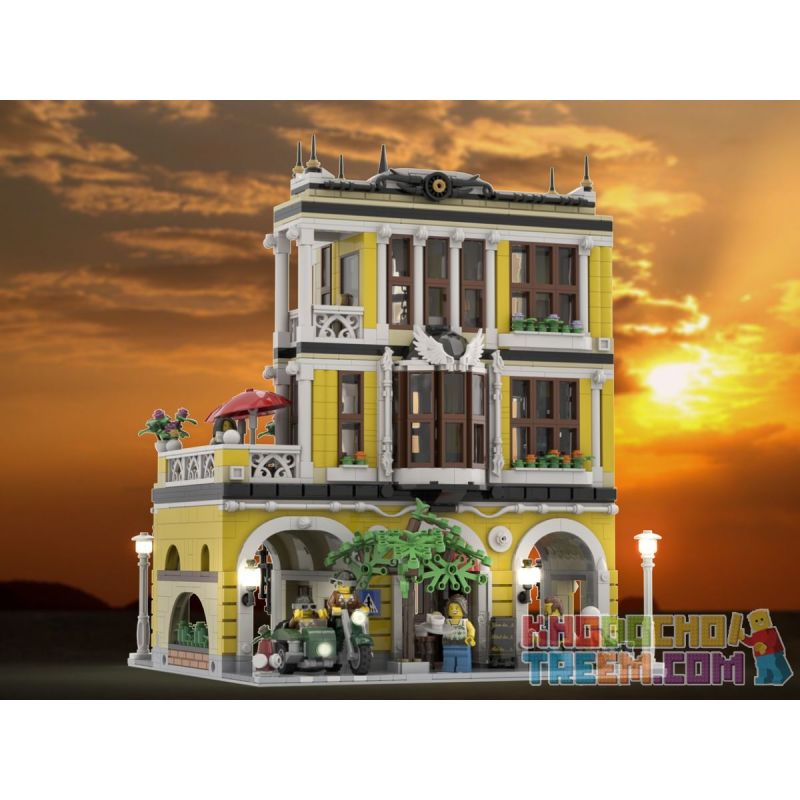 JIESTAR 89124 URGE 10187 non  QUÁN TRÀ bộ đồ chơi xếp lắp ráp ghép mô hình Creator THE TEA SHOP Sáng Tạo 2877 khối JIESTAR 89124 URGE 10187 non  QUÁN TRÀ bộ đồ chơi xếp lắp ráp ghép mô hình Creator THE TEA SHOP Sáng Tạo 2877 khối