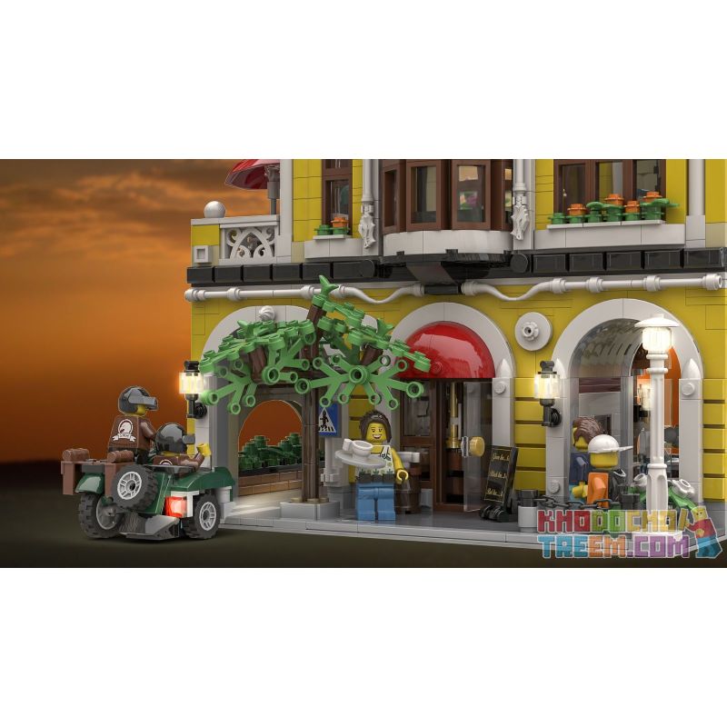 JIESTAR 89124 URGE 10187 non  QUÁN TRÀ bộ đồ chơi xếp lắp ráp ghép mô hình Creator THE TEA SHOP Sáng Tạo 2877 khối JIESTAR 89124 URGE 10187 non  QUÁN TRÀ bộ đồ chơi xếp lắp ráp ghép mô hình Creator THE TEA SHOP Sáng Tạo 2877 khối