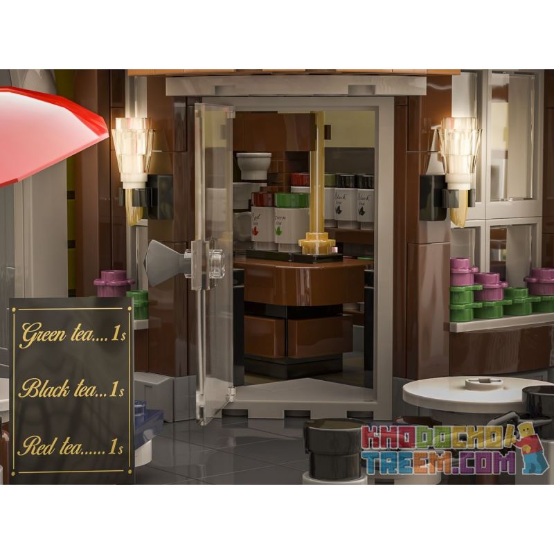 JIESTAR 89124 URGE 10187 non  QUÁN TRÀ bộ đồ chơi xếp lắp ráp ghép mô hình Creator THE TEA SHOP Sáng Tạo 2877 khối JIESTAR 89124 URGE 10187 non  QUÁN TRÀ bộ đồ chơi xếp lắp ráp ghép mô hình Creator THE TEA SHOP Sáng Tạo 2877 khối