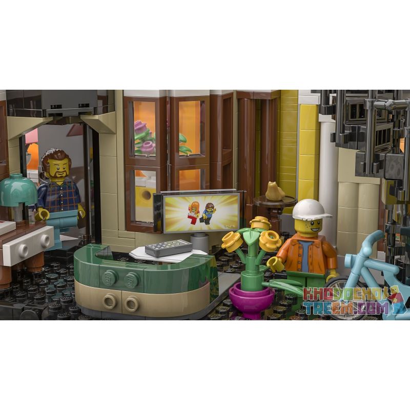 JIESTAR 89124 URGE 10187 non  QUÁN TRÀ bộ đồ chơi xếp lắp ráp ghép mô hình Creator THE TEA SHOP Sáng Tạo 2877 khối JIESTAR 89124 URGE 10187 non  QUÁN TRÀ bộ đồ chơi xếp lắp ráp ghép mô hình Creator THE TEA SHOP Sáng Tạo 2877 khối