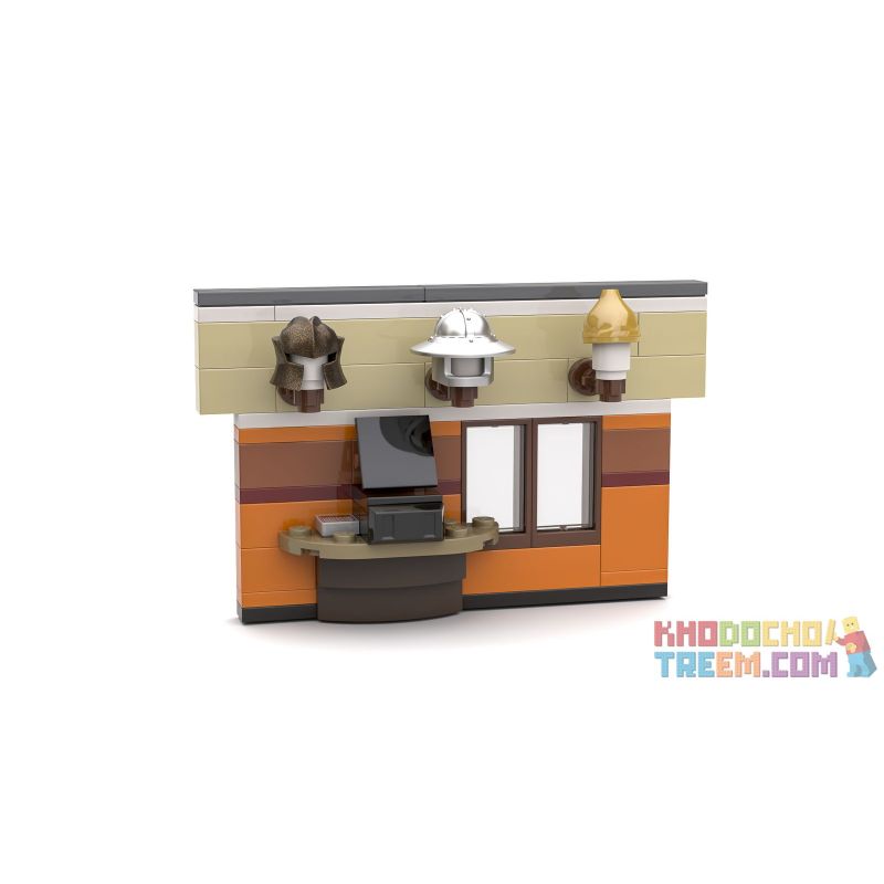 JIESTAR 89113 URGE 10194 non  QUẢNG TRƯỜNG ĐÀI PHUN NƯỚC bộ đồ chơi xếp lắp ráp ghép mô hình Creator THE FOUNTAIN SQUARE Sáng Tạo 2951 khối