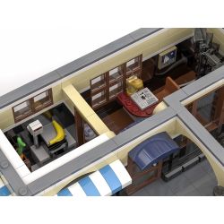 JIESTAR 89113 URGE 10194 non  QUẢNG TRƯỜNG ĐÀI PHUN NƯỚC bộ đồ chơi xếp lắp ráp ghép mô hình Creator THE FOUNTAIN SQUARE Sáng Tạo 2951 khối