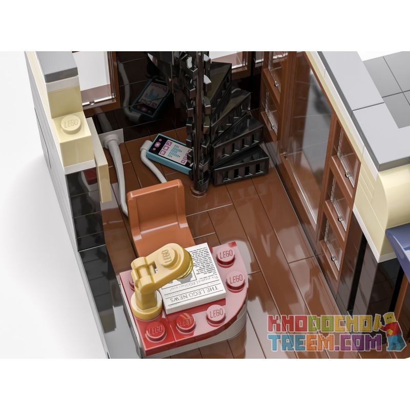 JIESTAR 89113 URGE 10194 non  QUẢNG TRƯỜNG ĐÀI PHUN NƯỚC bộ đồ chơi xếp lắp ráp ghép mô hình Creator THE FOUNTAIN SQUARE Sáng Tạo 2951 khối