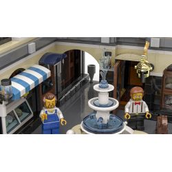 JIESTAR 89113 URGE 10194 non  QUẢNG TRƯỜNG ĐÀI PHUN NƯỚC bộ đồ chơi xếp lắp ráp ghép mô hình Creator THE FOUNTAIN SQUARE Sáng Tạo 2951 khối