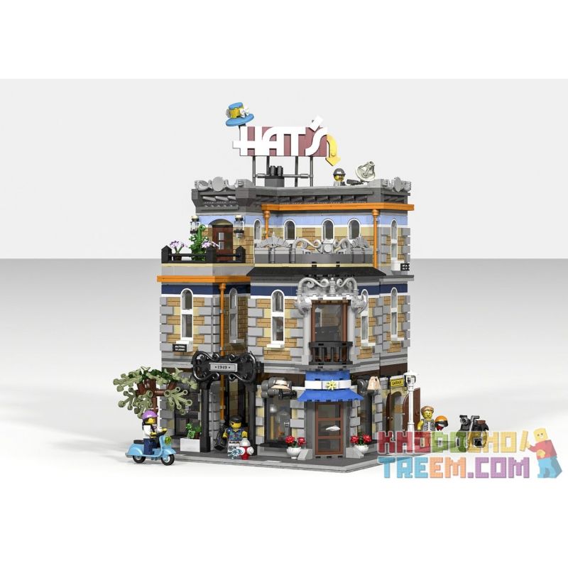 JIESTAR 89121 URGE 10192 non  CỬA HÀNG MŨ bộ đồ chơi xếp lắp ráp ghép mô hình Creator HAT´S STORE Sáng Tạo 2895 khối JIESTAR 89121 URGE 10192 non  CỬA HÀNG MŨ bộ đồ chơi xếp lắp ráp ghép mô hình Creator HAT´S STORE Sáng Tạo 2895 khối