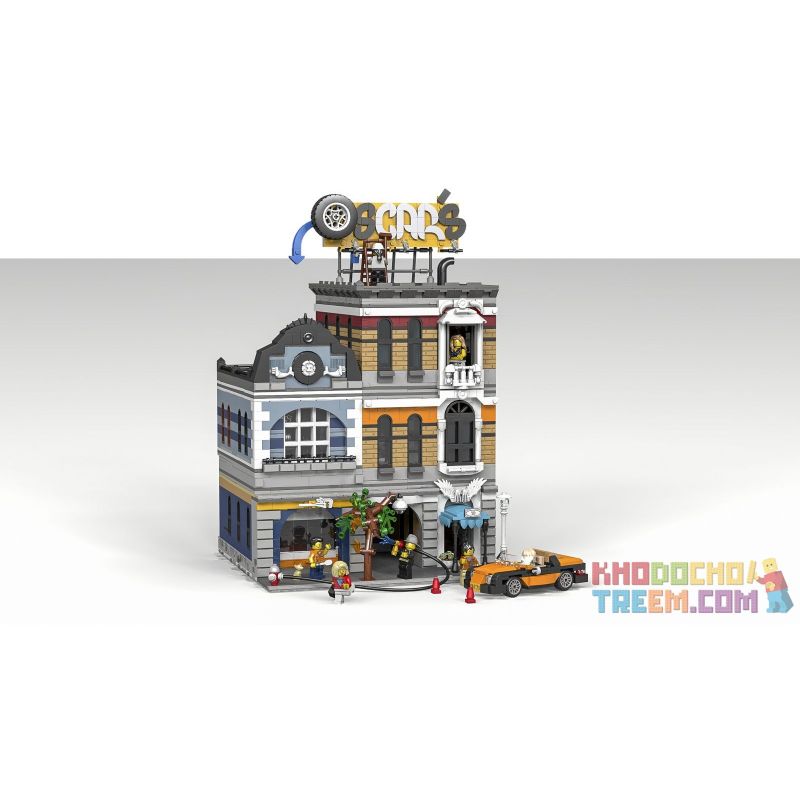 URGE 10191 Xếp hình kiểu Lego CREATOR Oscar´s Wheels Street View Auto Repair Shop Cửa Hàng Sửa Chữa ô Tô 2759 khối