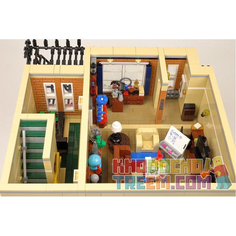 JIESTAR 89106 URGE 10189 MouldKing 16014 Mould King 16014 REBRICKABLE MOC-34463 34463 MOC34463 non  CÁC BẠN XÂY DỰNG LÝ THUYẾT VỤ NỔ LỚN bộ đồ chơi xếp lắp ráp ghép mô hình Creator CENTRAL PERK BIG BANG THEORY MODULAR Sáng Tạo 4294 khối