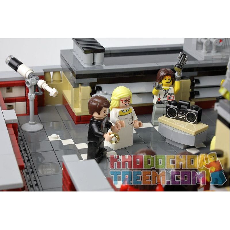 JIESTAR 89106 URGE 10189 MouldKing 16014 Mould King 16014 REBRICKABLE MOC-34463 34463 MOC34463 non  CÁC BẠN XÂY DỰNG LÝ THUYẾT VỤ NỔ LỚN bộ đồ chơi xếp lắp ráp ghép mô hình Creator CENTRAL PERK BIG BANG THEORY MODULAR Sáng Tạo 4294 khối