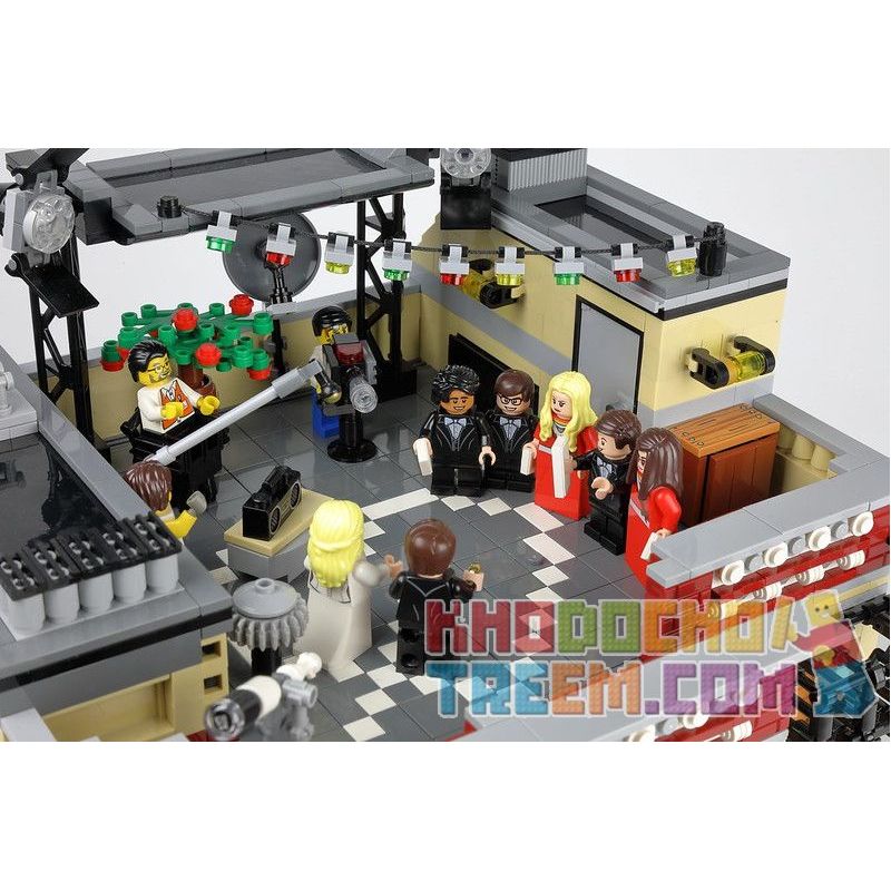 JIESTAR 89106 URGE 10189 MouldKing 16014 Mould King 16014 REBRICKABLE MOC-34463 34463 MOC34463 non  CÁC BẠN XÂY DỰNG LÝ THUYẾT VỤ NỔ LỚN bộ đồ chơi xếp lắp ráp ghép mô hình Creator CENTRAL PERK BIG BANG THEORY MODULAR Sáng Tạo 4294 khối