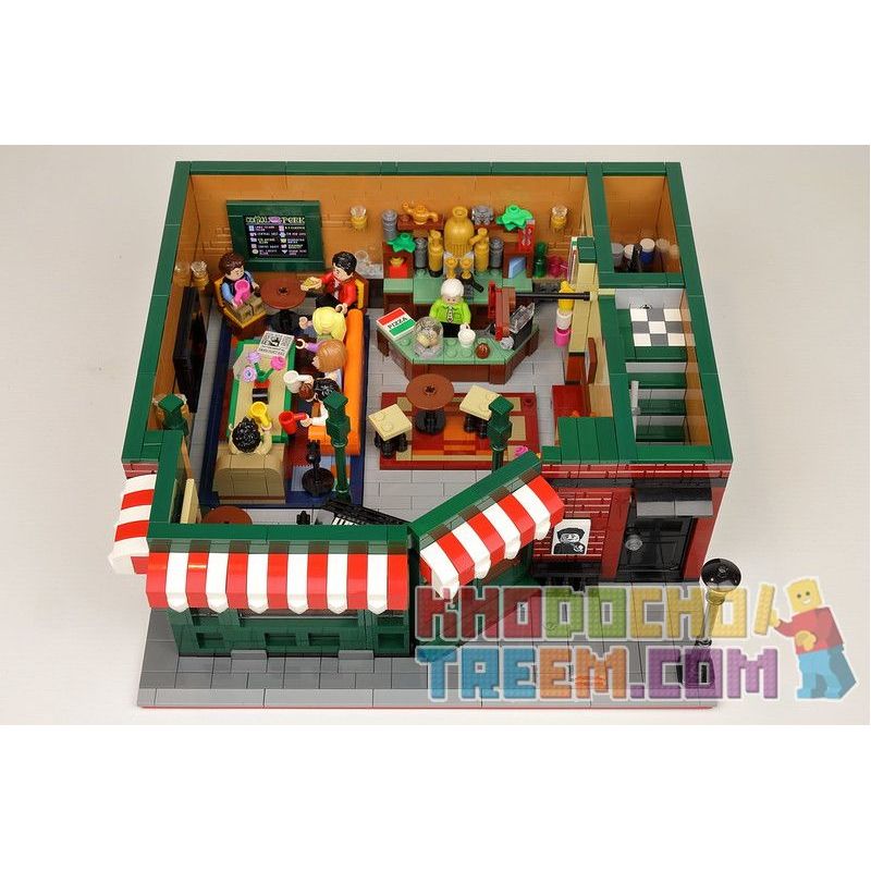 JIESTAR 89106 URGE 10189 MouldKing 16014 Mould King 16014 REBRICKABLE MOC-34463 34463 MOC34463 non  CÁC BẠN XÂY DỰNG LÝ THUYẾT VỤ NỔ LỚN bộ đồ chơi xếp lắp ráp ghép mô hình Creator CENTRAL PERK BIG BANG THEORY MODULAR Sáng Tạo 4294 khối